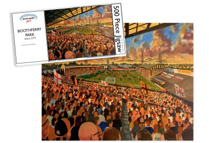 Boothferry Park Stadium Fine Art Jigsaw Puzzle - Hull City FC